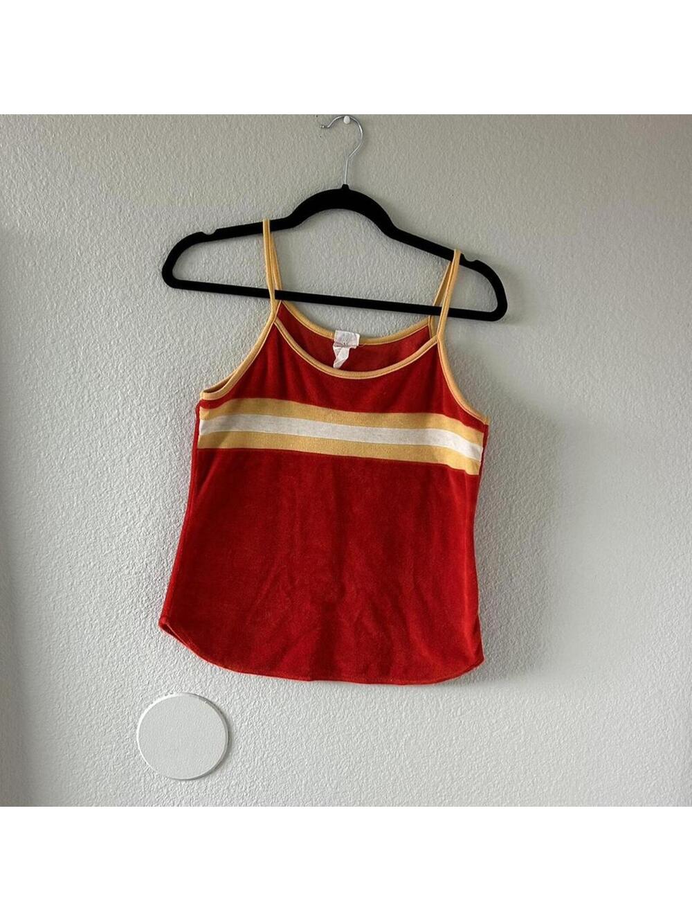 Women's Red and Multi Vests-tanks-cami